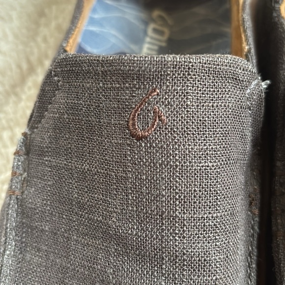 Olukai Kalia Kapa Brown Canvas Slip On Shoe Men's US 8 - Picture 2 of 8